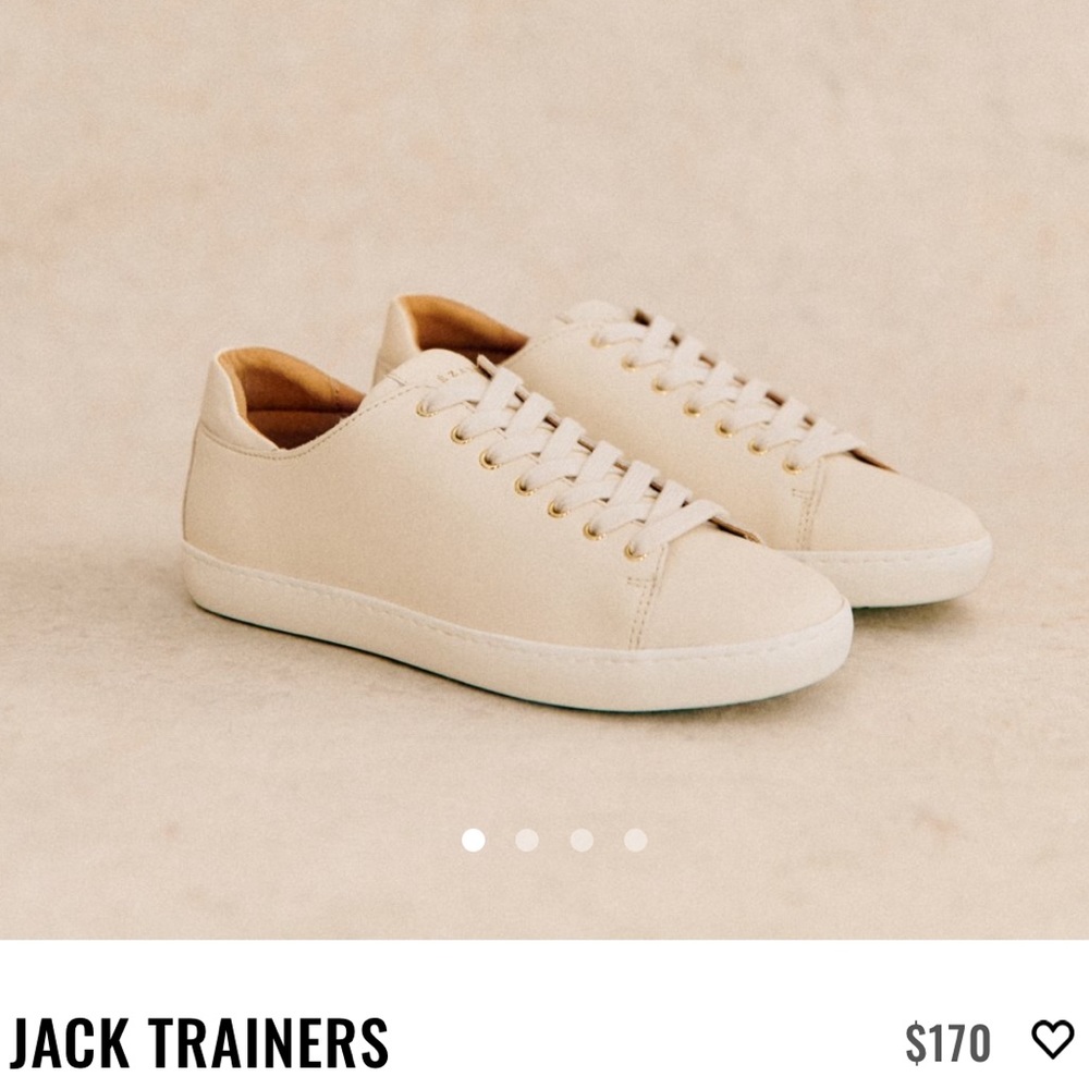 Sezane Jack Trainers size 8 perfect condition never worn!